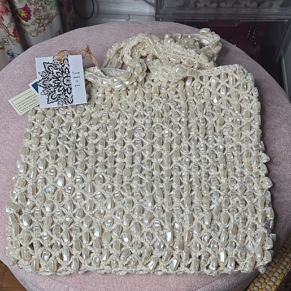 NWT Beades Indian Tote - Picture 1 of 8